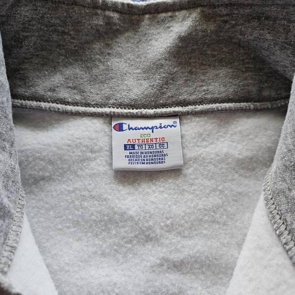 Champion XL Quarter-Zip Pullover Sweatshirt– Soft Fleece, Eco Authentic - Picture 8 of 12